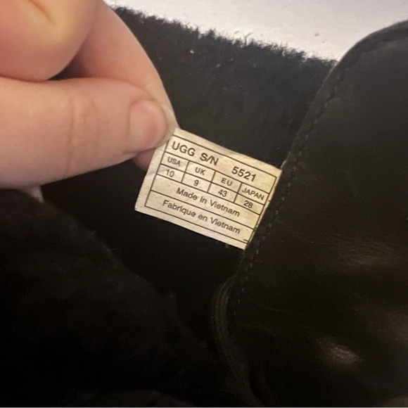 Mens UGG 10 Butte Winter Boot - Black Lace Up - Picture 4 of 6